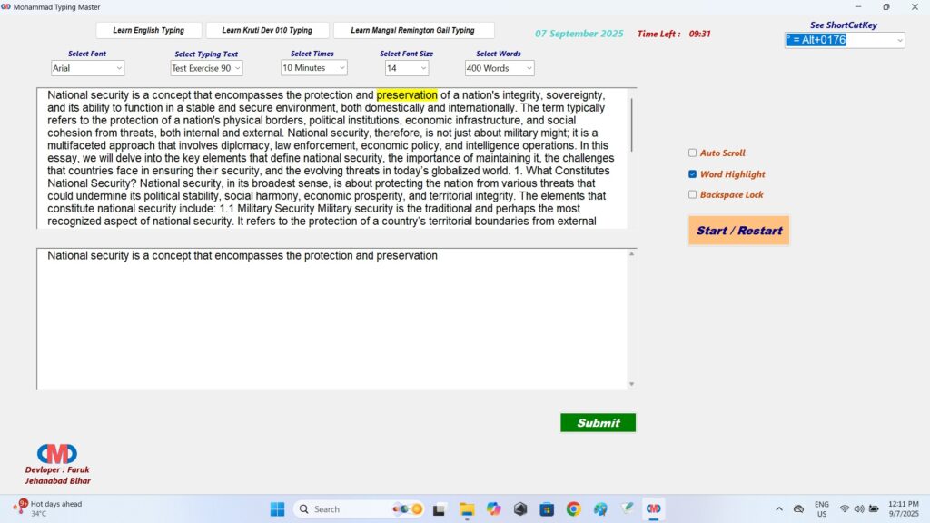 Free Typing Master
Mohammad Typing Master